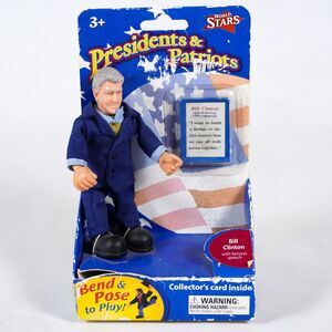 Odyssey Toys Presidents & Pariots Bill Clinton Action Figure Doll Toy NEW NIB